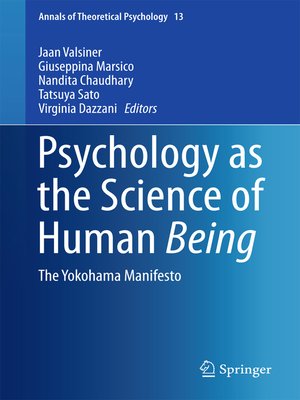 cover image of Psychology as the Science of Human Being